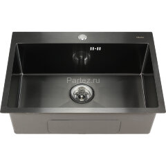 Мойка 6545 MELANA ProfLine 3,0/220 САТИН ГРАФИТ врезная прямоугольная D6545HB
