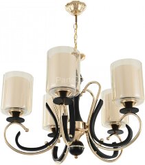 Подвесная люстра Arte Milano 302237/5 Bk/Gd