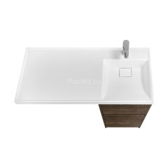 Тумба под раковину Aquaton Лондри 40 без фасада, дуб Кантри (1A267001LHDY0)