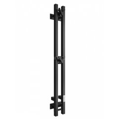 Полотенцесушитель электрический ДВИН X plaza neo 140/10 К диммер квадрат Чёрный матовый (46577638473