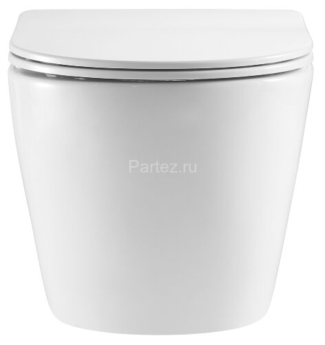 Унитаз подвесной Azario Grado 370х490х360 безободковый, с системой антивсплеск (Торнадо) в комплекте