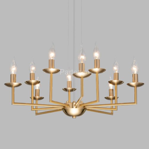 Подвесная люстра Eurosvet 60150/10 латунь