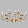 Подвесная люстра Eurosvet 60150/10 латунь