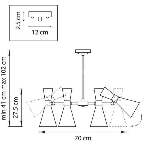 Потолочная люстра Lightstar 816066