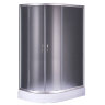 Душевое ограждение Loranto 120х80х195, низкий поддон 13 см, матовое стекло 4 мм (CS-827AR)