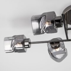 Потолочная люстра Eurosvet 30165/6 черный жемчуг