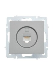 Розетка компьютерная 1-м СП Vesna механизм платина LEZARD 742-3588-139