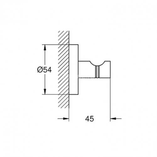 Крючок Grohe Essentials, Хром (40364001)