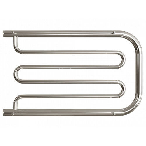 Полотенцесушитель водяной ДВИН D 50/80 c полкой 1"-1/2" К0 полированный (4627085927754)