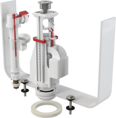 Выпускной комплект Alca Plast с двойной кнопкой, хром (SA08AS 1/2&quot; CHROM)