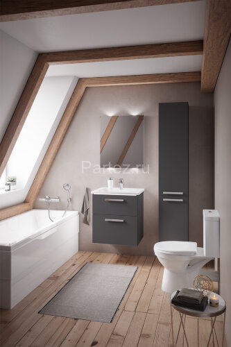 Унитаз-компакт c функцией биде Vitra Norm Eisberg 355х640х805, сиденье термопласт с микролифтом, бел