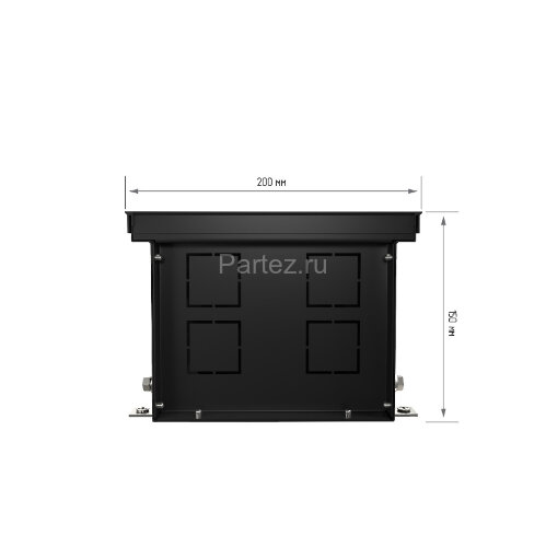 Конвектор внутрипольный Royal Thermo ATRIUM-150/200/1400-DG-U-AU