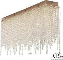 Потолочная люстра APL LED SH512.2.100.G.Gd.E14